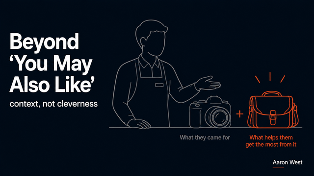 Product Recommendations: Beyond "You May Also Like"
