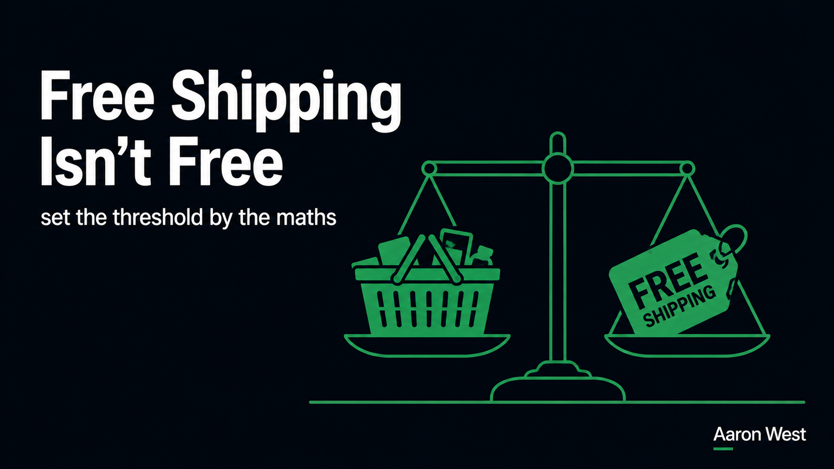 The Free-Shipping Threshold: Psychology Meets Margin Maths