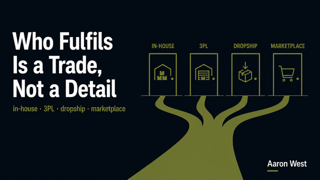 In-House vs 3PL vs Dropship vs Marketplace Fulfilment: The Real Trade-Offs
