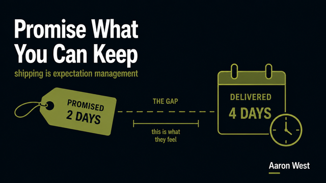 Shipping Strategy: Speed, Cost, and the Expectations You Set