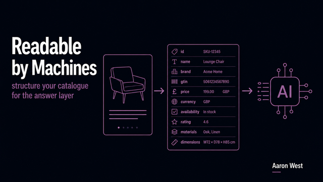 Structured Product Data: How to Make Your Catalog Readable by Machines and AI
