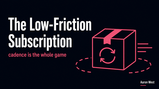 Replenishment and Subscribe-and-Save: The Low-Friction Subscription