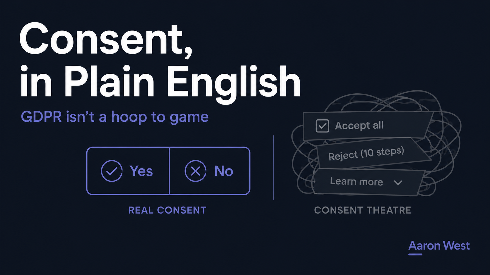 GDPR and Consent for E-Commerce, in Plain English