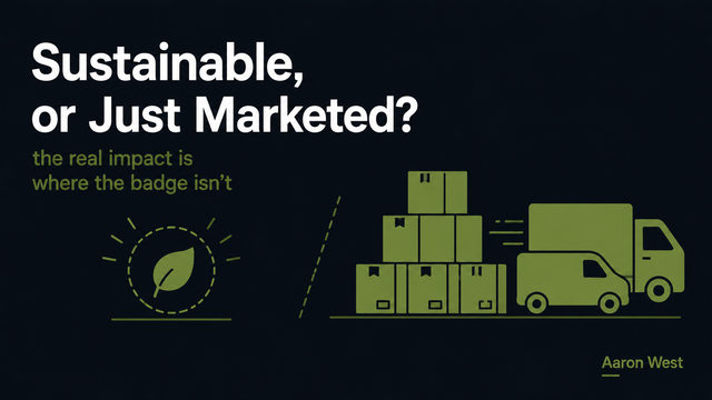 Sustainable E-Commerce: What Actually Matters and What's Just Marketing