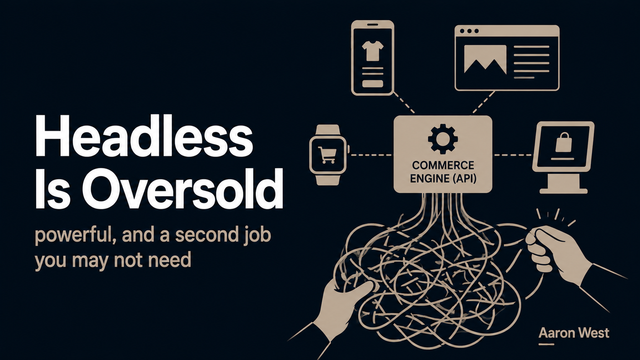 What Is Headless Commerce, and Why It's Oversold for Most Stores