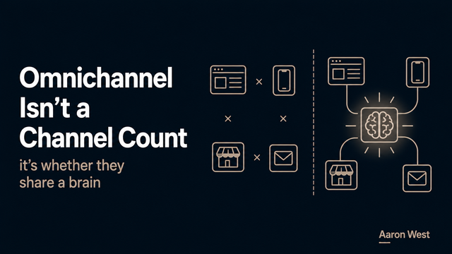 What Omnichannel Actually Requires (and What It Doesn't)