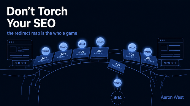 Re-Platforming Without Torching Your SEO and Your Sanity