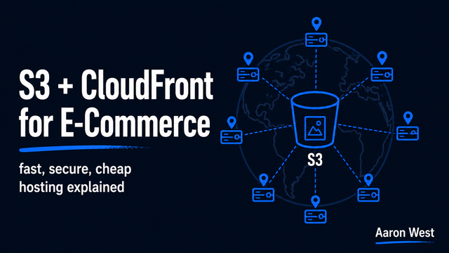 S3 + CloudFront fir E-commerce