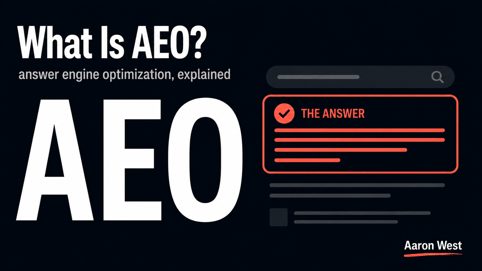 what is AEO?