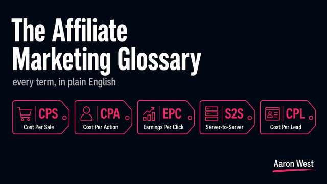 The Affiliate Marketing Glossary: Every Term, in Plain English