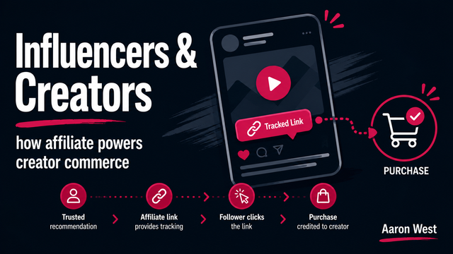 Influencers and Creators: How Affiliate Powers Creator Commerce