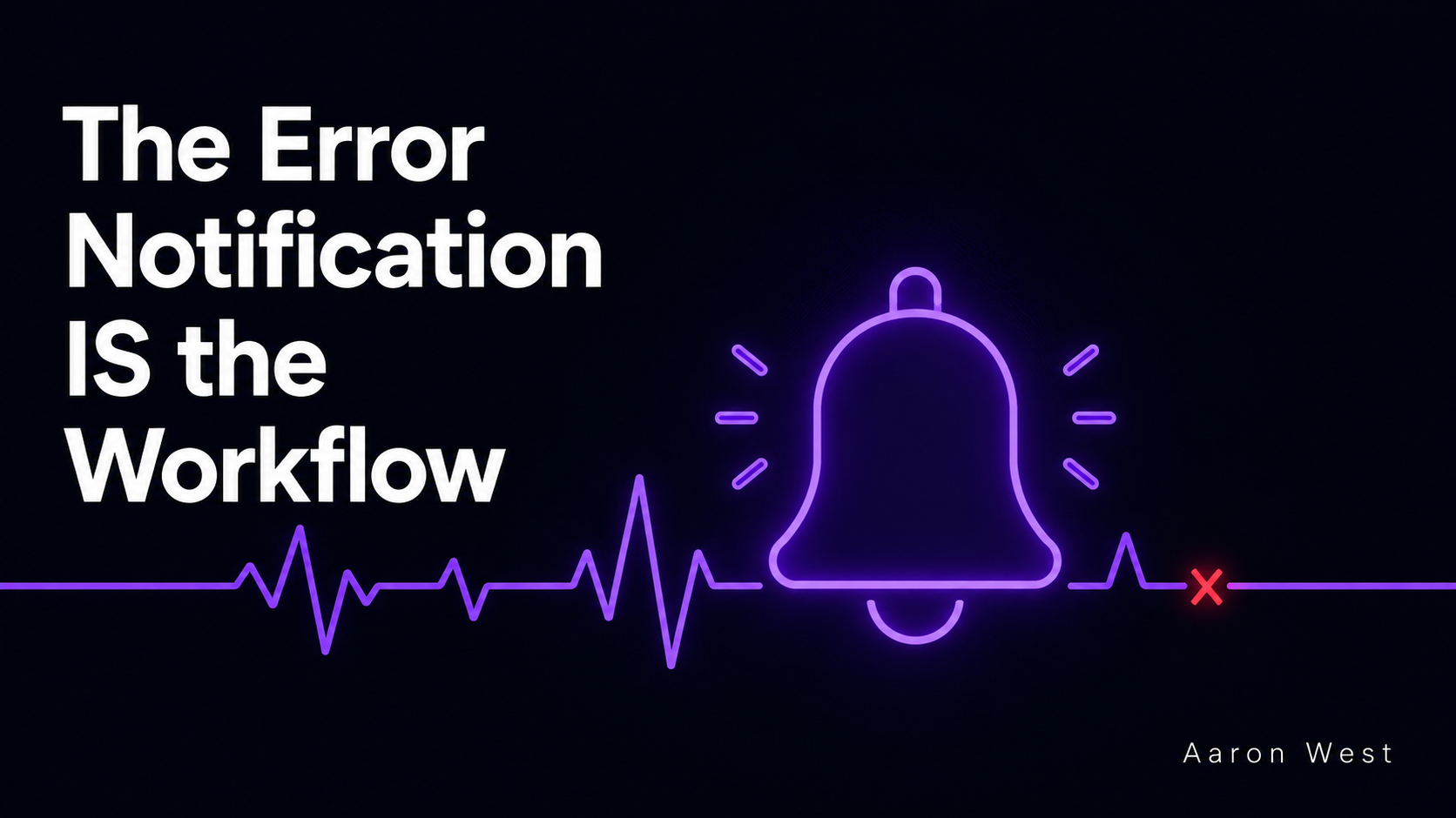 A before/after comparison showing a manual process failing visibly versus a silent automation failure that nobody notices until a customer is affected.
