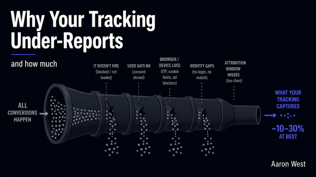 Why Your Tracking Under-Reports (and How Much)
