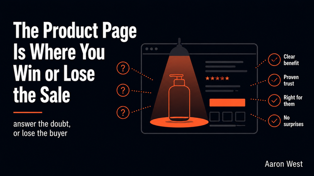 The Product Page Is Where You Win or Lose the Sale