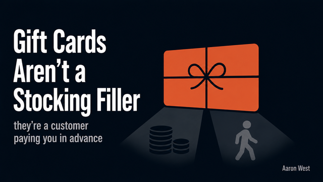 Gift Cards Are a Cash-Flow and Acquisition Tool, Not a Stocking Filler