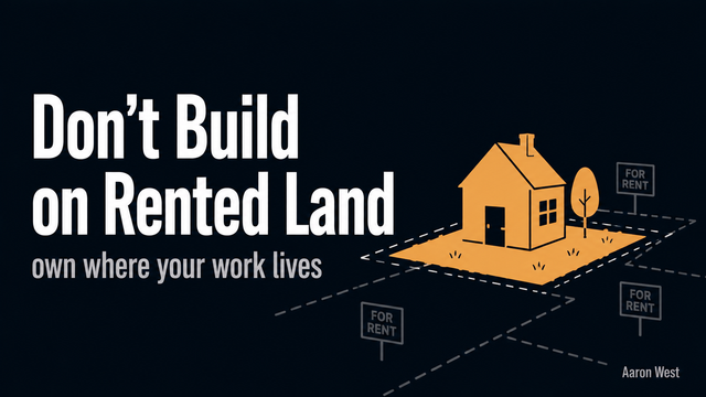 Don't Build Your Audience on Rented Land